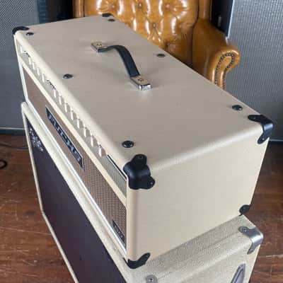 Fuchs Tripledrive Supreme Blonde Made In USA 50 Watt D Style ODS TDS Tube Amplifier Head W/ Original Footswitch! image 3