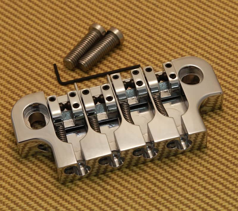 5G410C Hipshot Chrome 2-Point Supertone Bass Bridge image 1