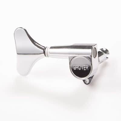 Grover 144CL4 Mini Bass Left Handed Tuners 4 Inline Chrome image 4