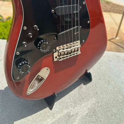 Greco SE Stratocaster Owned By Elliot Easton 1980 - Dakota Red Left Handed OHSC image 12