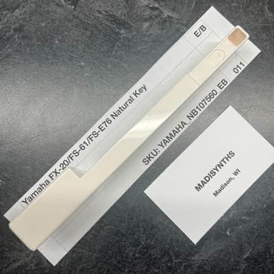 ORIGINAL Yamaha/Korg Replacement E/B Key (NB107560) for Yamaha DX7/DX5/DX9, SY77/SY85/SY99, Korg M1, Wavestation, Z1, etc