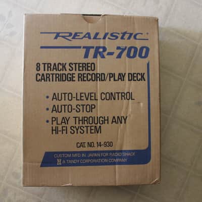 Restored Realistic  TR-700 (14-930) 8 Track Player with original box image 22