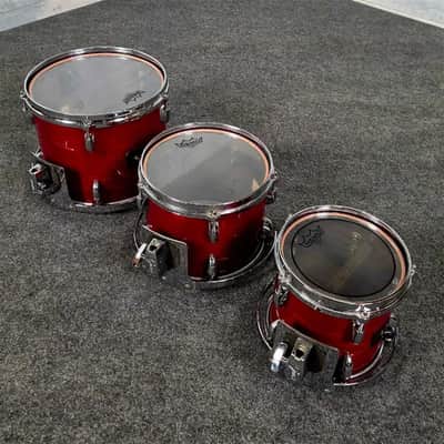 Used Vintage Gretsch USA Custom 5pc Drum Set Rosewood 1980s Jasper - Good image 13