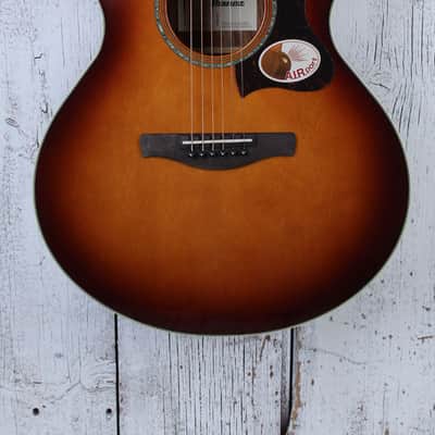 Ibanez AE160 Acoustic Electric Guitar Solid Spruce Top Vintage Mahogany Sunburst image 1