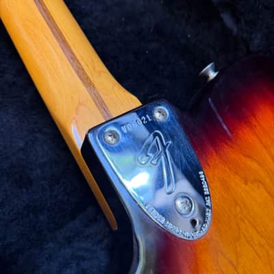 2011 Fender American Vintage '72 Telecaster Custom Maple Fingerboard 3-Tone Sunburst image 12