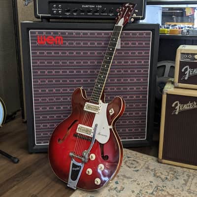 Harmony Rocket Semi-Hollow Body Guitar - 1960s image 1