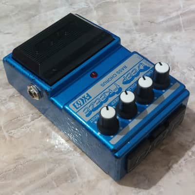 DOD FX-63 DEEP FREEZE [NOS New Old Stock 1st edition] Bass Stereo Analog Chorus 1996 [NOS - New Old Stock] - Airbrush Metallic Blue image 13