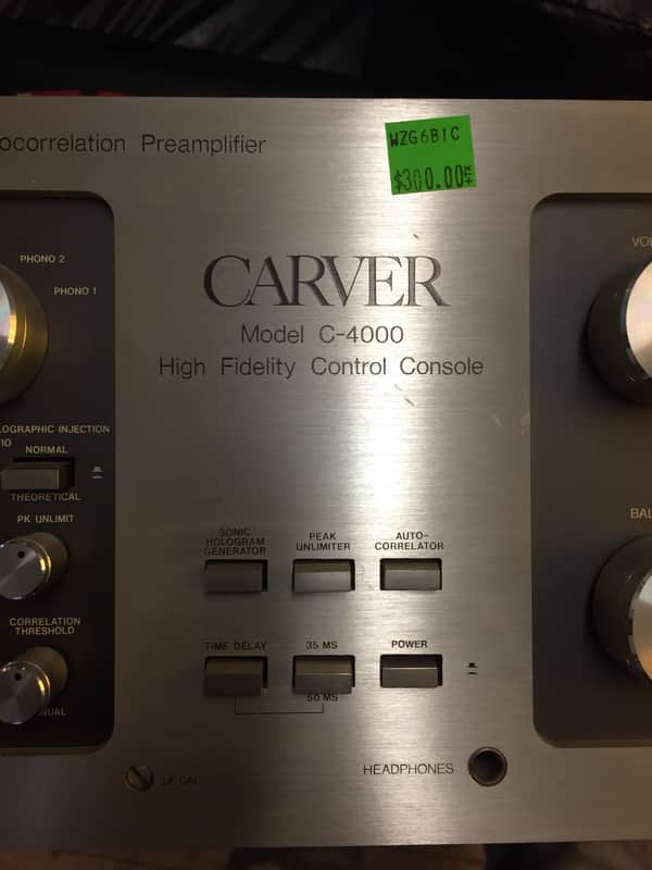 Where could I find a manual for the Carver C 4000 pre amp