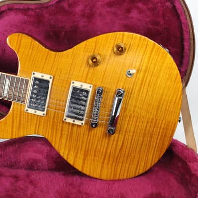 1998 Gibson Les Paul Standard Double Cut Amber Flame Maple Top Original Case 7 lbs 1 oz 60's 1960's Neck Profile image 2