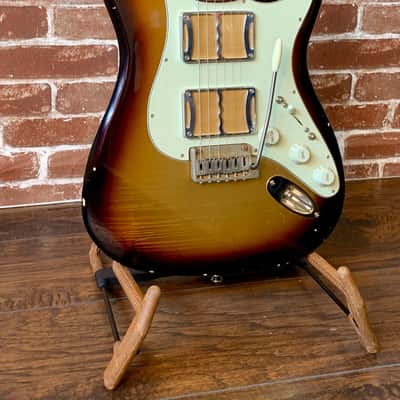 Ronin Foil Bucker Type-S 2020 Goldburst W/ Magic Button & Neck Coil Tap. Upgraded Swamp Ash Body NEW (Authorized Dealer) image 3