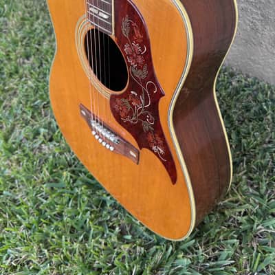 1970 Yamaha FG-300 Nippon Gakki Red Label Natural Original Case🔥 image 7