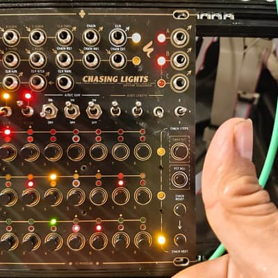 Chasing Lights - Analog Rhythm Sequencer with Channel Chain and Clock Divider and much more image 1