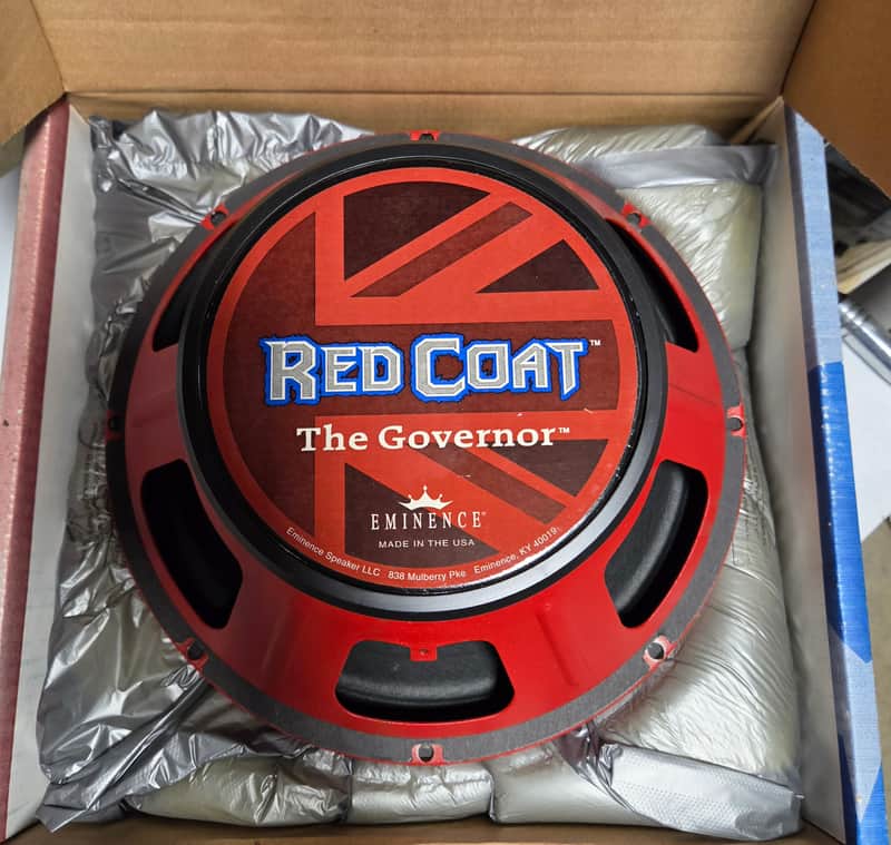 Brand New Eminence Red Coat The Governor Speaker image 1