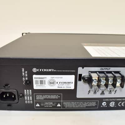 Crown CDi 1000 500-Watt 2-Channel Power Amplifier image 8