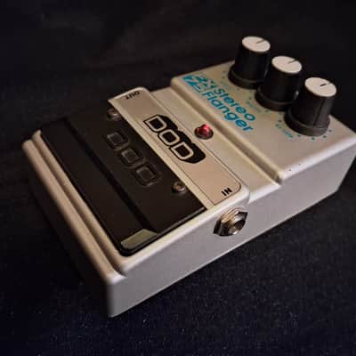 Vintage DOD FX75 Stereo Flanger guitar effects pedal. Made in USA. 1980s image 2