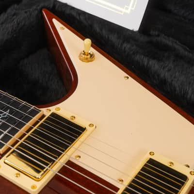 Dean USA Zero Pickguard Limited Edition Electric Guitar, Ebony Fingerboard, Mahogany Gloss Natural image 9
