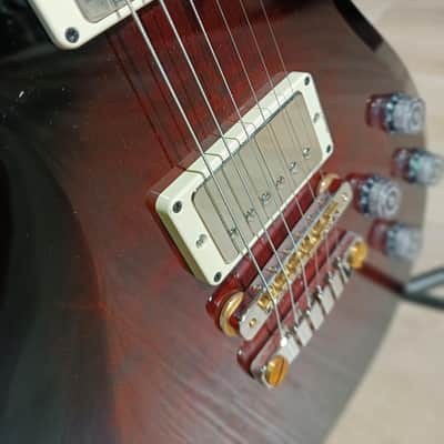 PRS S2 McCarty 594 Singlecut 2021 - Present - Fire Red Burst ***In Exhibition*** image 2
