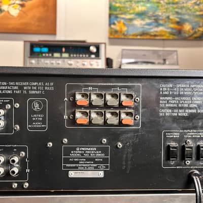 Pioneer SX-3900 Vintage Silverface, Hi-Fi, Solid State Receiver image 7