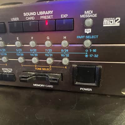 Roland XV-5080 128-Voice Synthesizer Module 2000 - 2004 - Black image 3