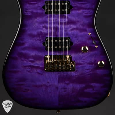 Suhr Standard Thin Burst Limited Edition - Trans Purple image 2