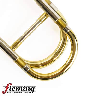 Adams Custom TB1 Professional Tenor Trombone - Two-Tone Rose Brass/Silver (Serial #055) image 12