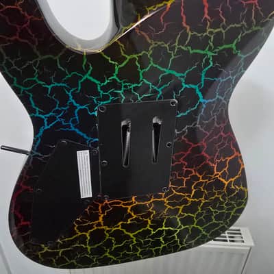 ESP LTD Eclipse 87 nt rainbow crackle image 9