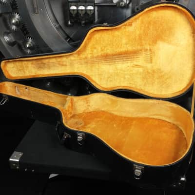 Vintage 1970's Gold Interior Acoustic Case image 1