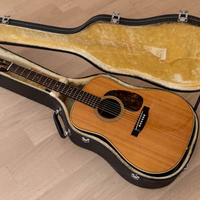 1984 Tokai Cats Eyes TCM-50V Vintage Herringbone Dreadnought Acoustic Guitar w/ Case, Japan image 19