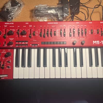[early MS-101 ver.] MS1 Analog Synthesizer 2019 - Present - Red image 2