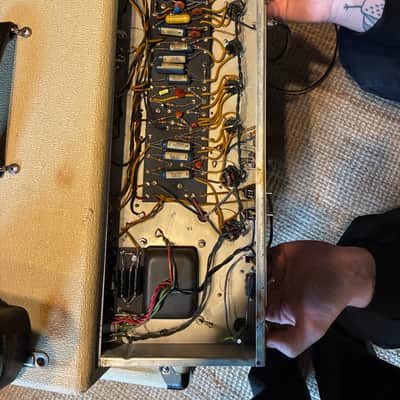 1961 Fender Bandmaster 40-Watt - Blonde + cab image 20