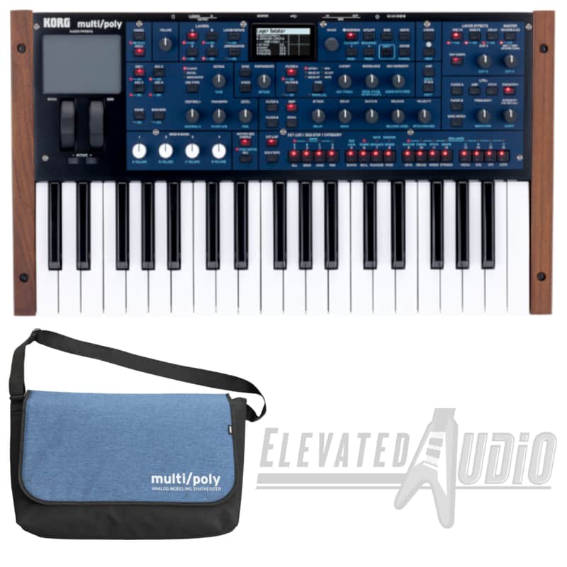 Korg Multi/Poly Digital Analog Synth 37 key, w/ Carry Bag. Demo product, Excellent Condition, w/ Warranty. image 1