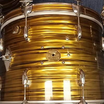 Gretsch 70s Stop Sign Shell Pack in Gold Ripple- 20″,16″ & 13″ image 7