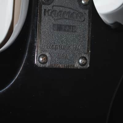 Kramer Baretta 1980's Black with Legs Graphic Kline Style image 11