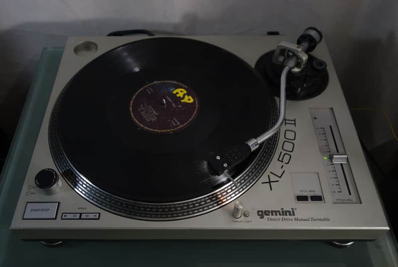 Vintage DJ Turntable GEMINI XL-500 II Direct Drive - Pitch +10% +