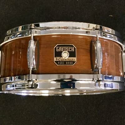 Gretsch Purewood Walnut 6pc Drum Set - 100% Walnut image 5