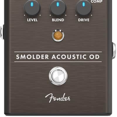 Fender Smolder Acoustic Overdrive Analog Guitar Effects Stomp Box Pedal image 3