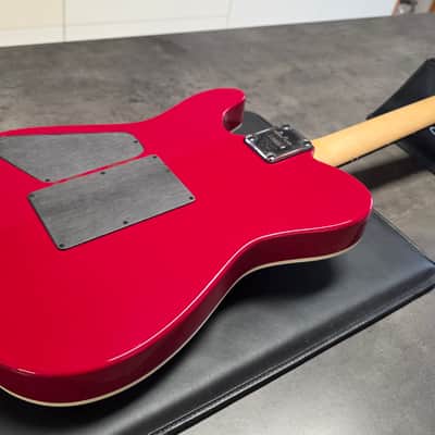 Jackson Custom Shop Telecaster 1987 Ferrari Red HSS Made in USA Vintage American San Dimas pre-Fender 80s Guitar KAHLER KILLER Floyd Rose image 18