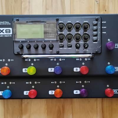 Fractal Audio Systems AX8 Amp Modeler + Multi-FX Processor - 2015 - 2020 - Black - Custom Colored Foot Caps image 2