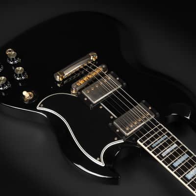2017 Gibson Custom Shop SG Custom - Ebony | USA Long Neck Tenon 490R 498T Humbucker 3.17kg | CoA OHSC image 8
