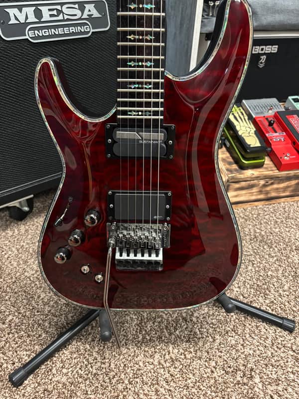 Schecter C-1 FR-S Left handed (Lefty) 2020 - Black Cherry