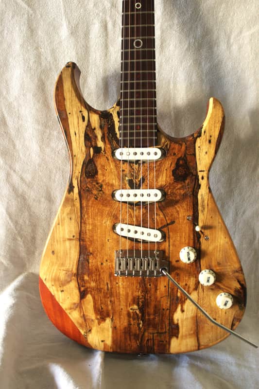 Bhakatt Double Cut 2026 - Body Polyurethanes neck oil finish, beautiful figure wood image 1