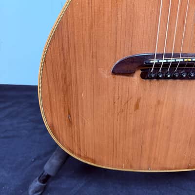 Vintage Alvarez by Kazuo Yairi DY-1 Acoustic Electric Guitar with Gig Bag Made in Japan 1990 image 13