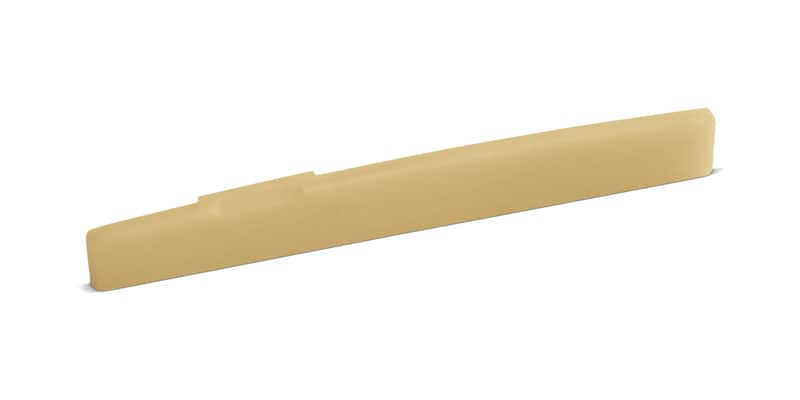 Unbleached Bone Saddle – Fits Some Larrivee® Guitars - Forward Line B Compensation  - 11 mm Height image 1
