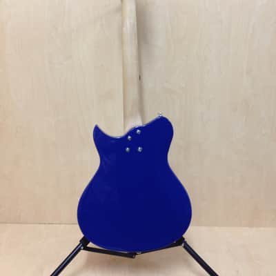 Caraya Ei38 3/4 Size Traveler Series 6 string Electric Guitar Blue-Full Kit image 8