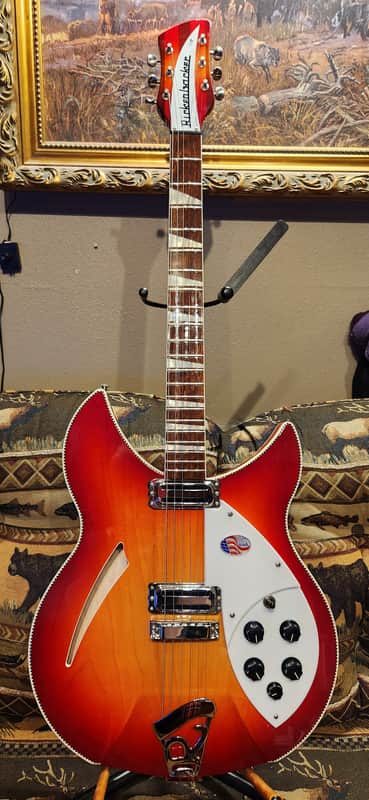 Rickenbacker '60's style WB Checkerboard bound Limited Edition 1 of 30 made image 1