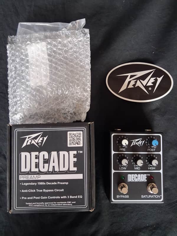 Peavey Decade Preamp Pedal Black *** FREE SHIPPING ***