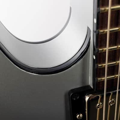 Gibson Custom 61 ES 335 Silver w/Ebony Stinger Gloss NH, Silver  | Demo image 4
