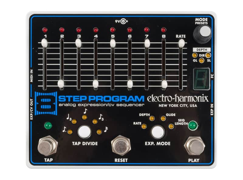 Electro-Harmonix 8 Step Program Expression / CV Sequencer Pedal [USED] image 1