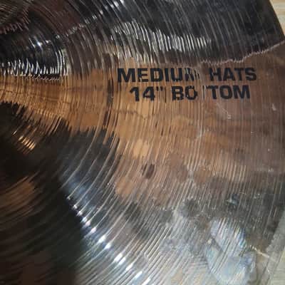 Paiste 14" Alpha Medium Hi-Hat Cymbals (Pair) 2010 - 2016 - Brilliant image 4