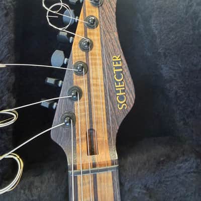 Schecter Schecter USA Custom Shop Mastworks Sunset Custom II Exotic Electric Guitar 2026 - Exotic Sunset ll 2026 - Natural ~ image 6